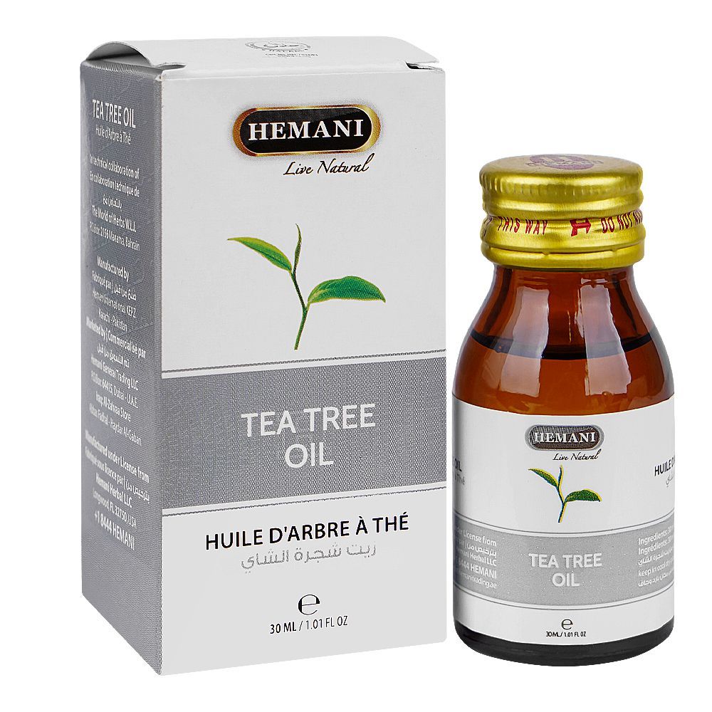 Hemani Tea Tree Oil, 30ml - Front View