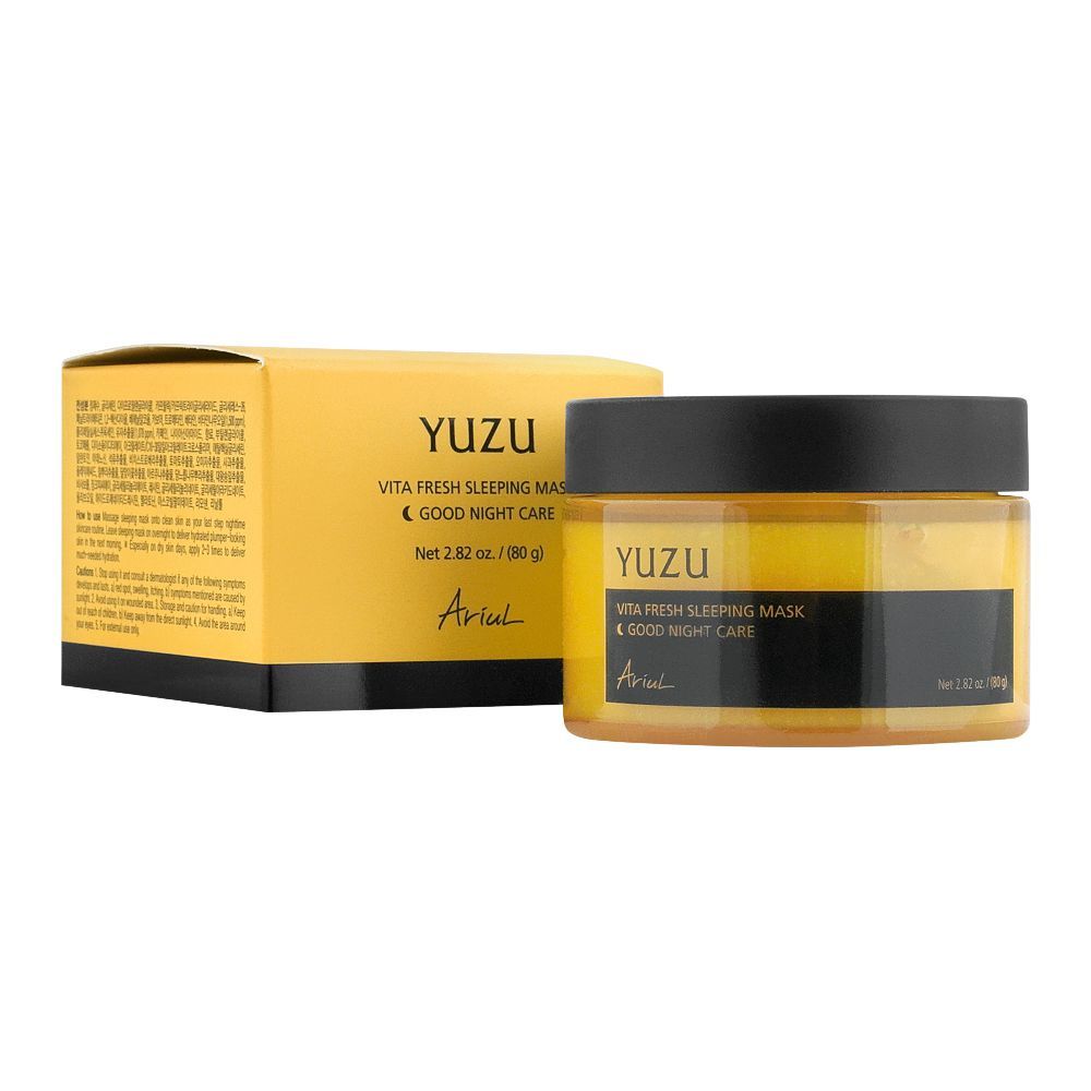 Ariul Yuzu Vita Fresh Sleeping Mask, 80g - Front View
