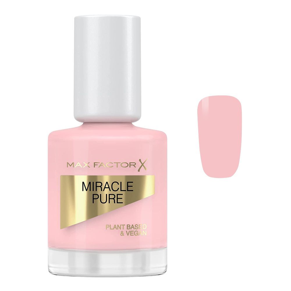 Max Factor Miracle Pure Plant Based & Vegan Nail Polish 12ml, 220, Cherry Blossom - Front View