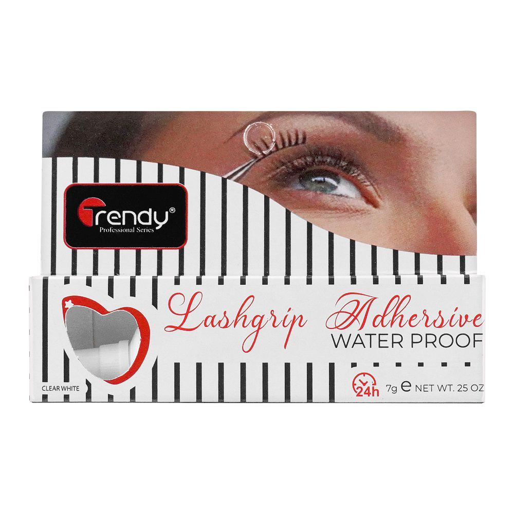 Trendy Lashgrip Adhersive Waterproof Gum Clear White, TD-335 - Front View