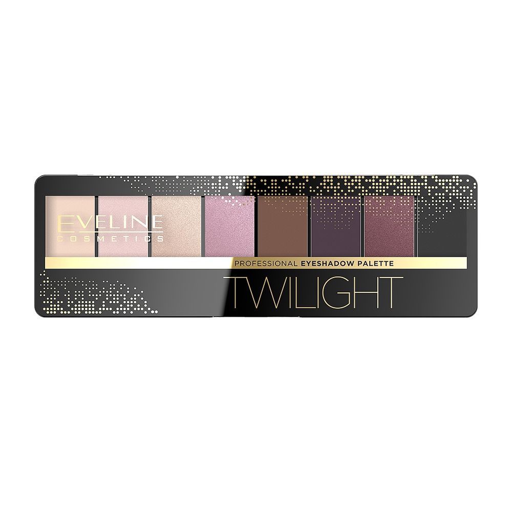 Eveline Professional Eye shadow Palette, 02, Twilight - Front View