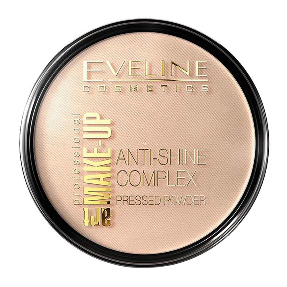 Eveline Anti-Shine Complex Pressed Powder, 31, Transparent - Front View