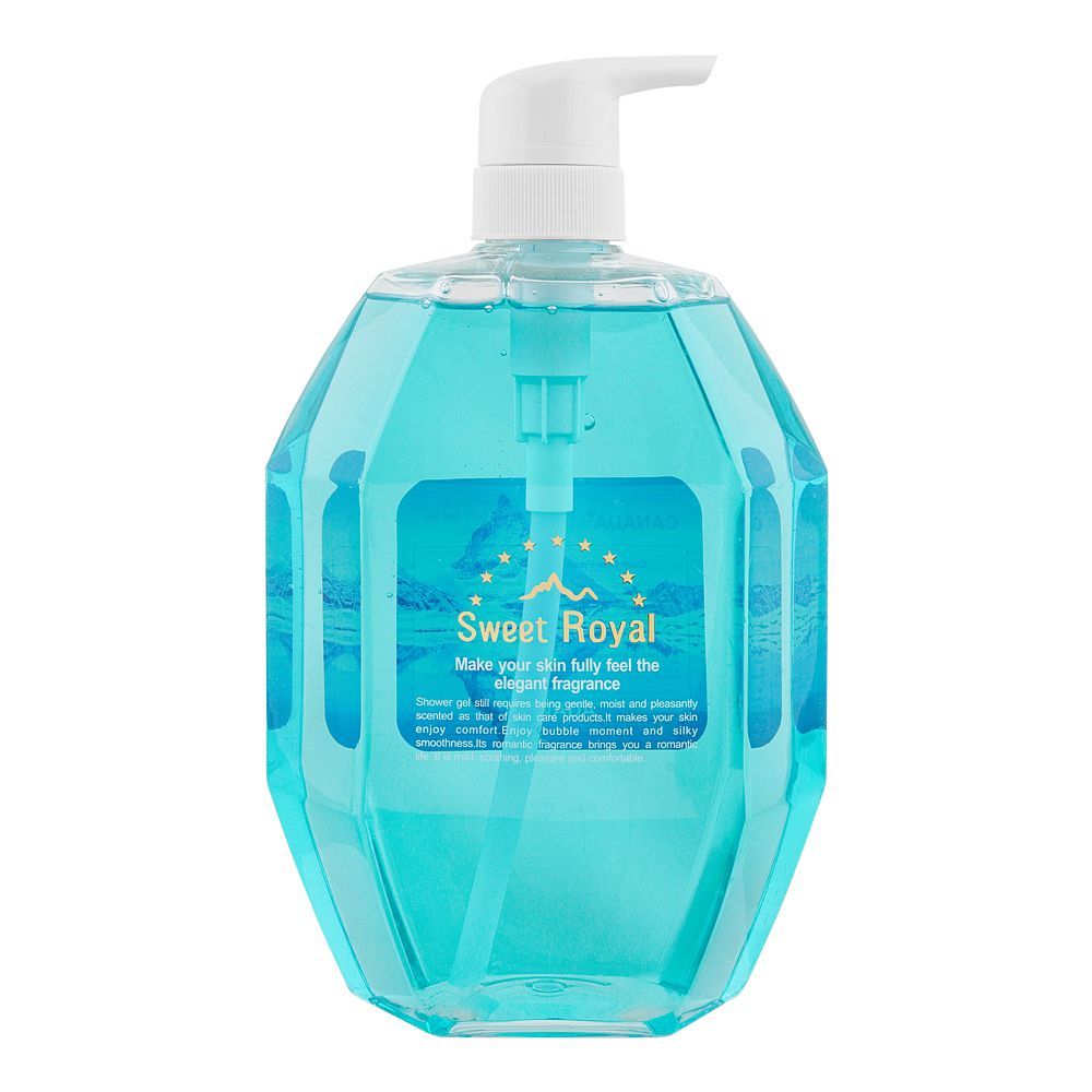 Sweet Royal Canada Deep Blue Fresh & Brilliant Shower Gel, 1.08 Litre - Front View