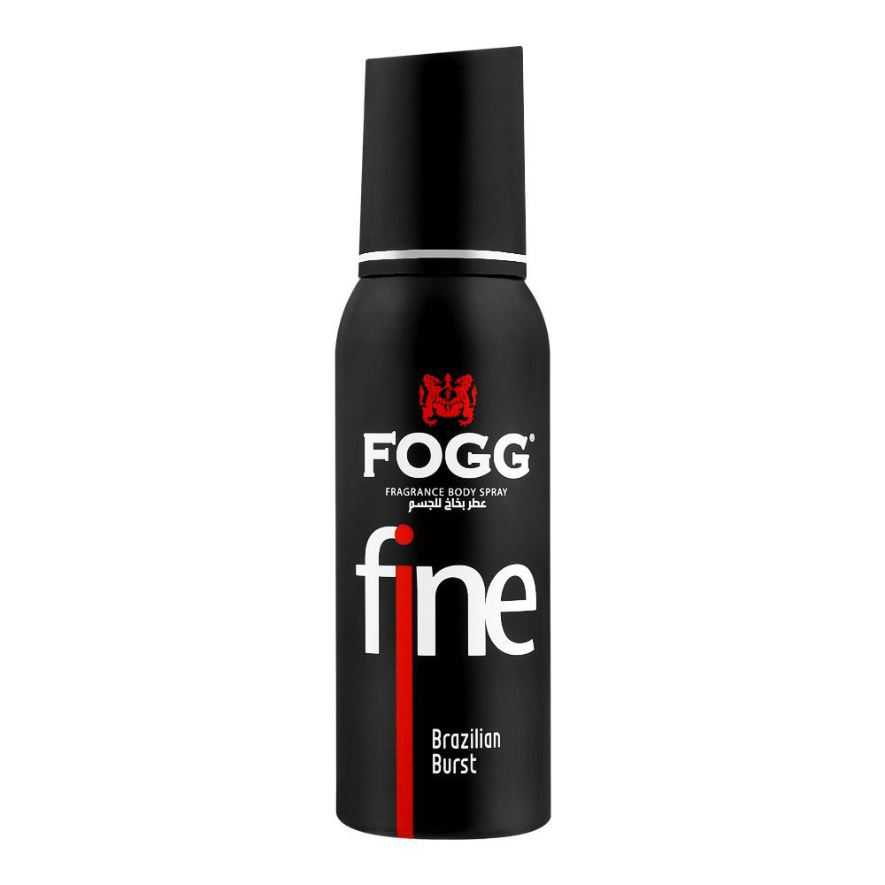 Fogg Fine Brazilian Burst Fragrance Body Spray, For Men & Women, 120ml - Front View