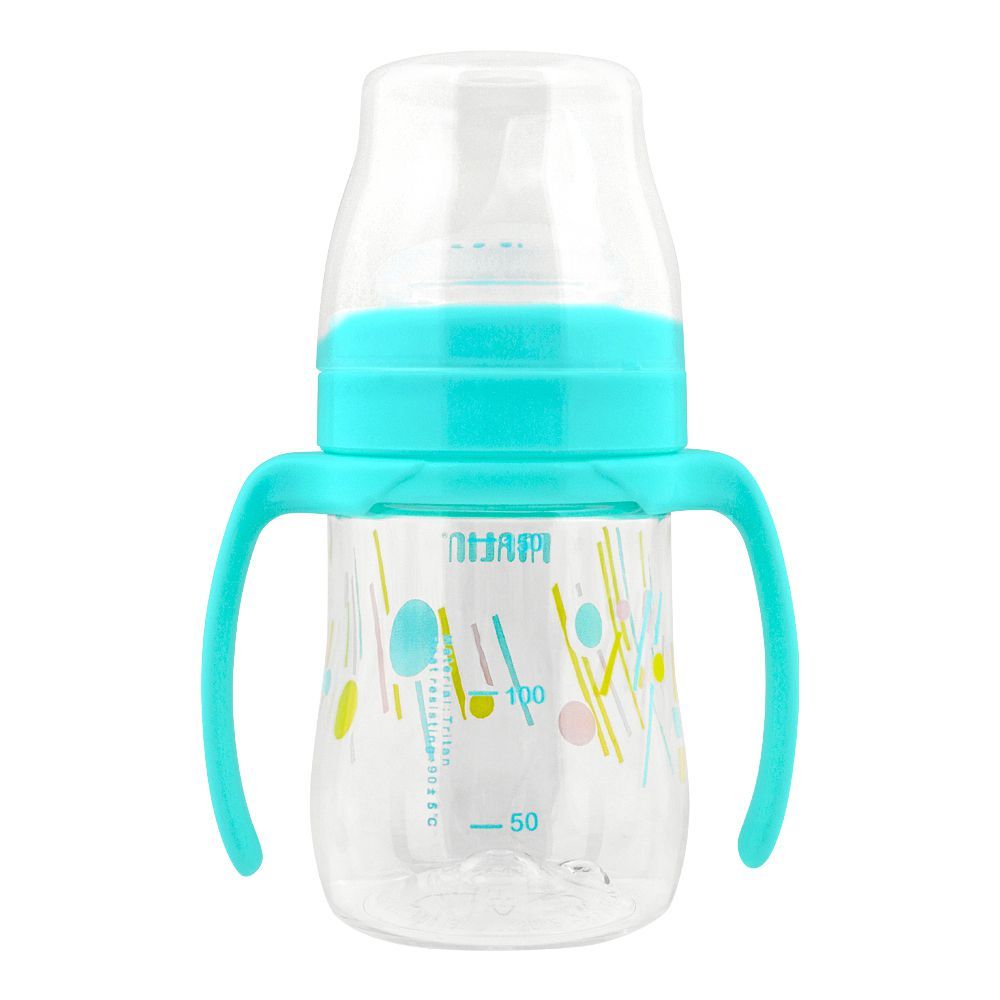 Farlin J'Aime Gulu Gulu Tritan Crystal Transparent Straw Top Drinking Cup, 150ml, AG-10028 - Front View