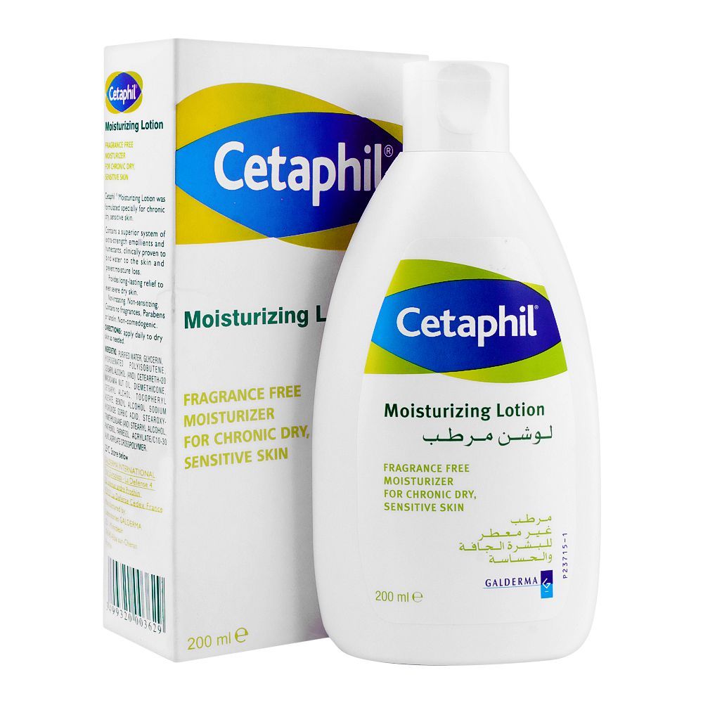 Cetaphil Fragrance-Free Moisturizing Lotion, 200ml - Front View