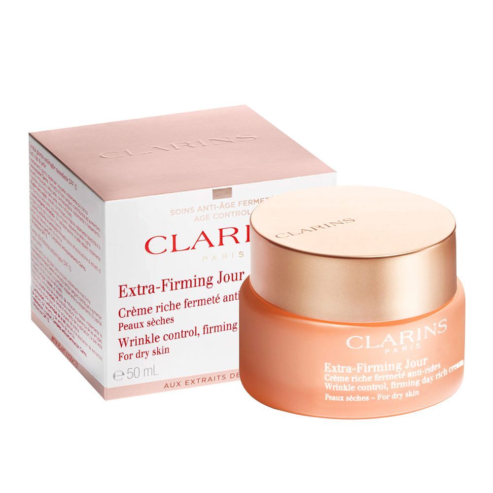 Clarins Paris Extra Firming Jour Day Rich Cream, For Dry Skin, 50ml - Front View