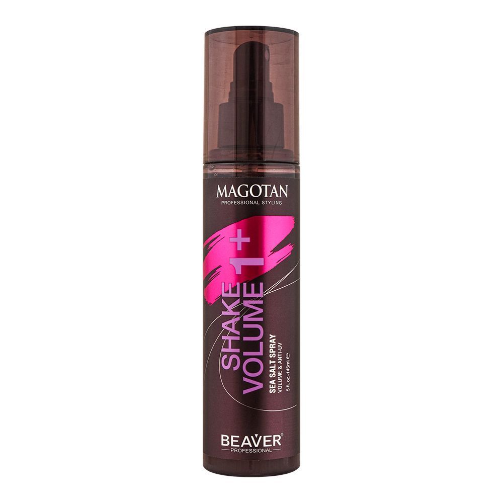 Beaver Magotan Shake Volume 1+, Sea Salt Hair Spray, 145ml - Front View