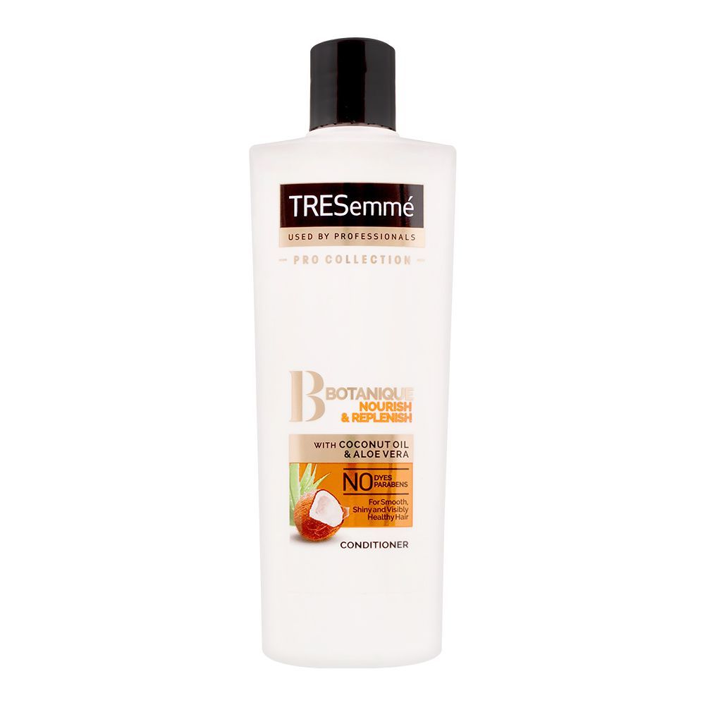 Tresemme Botanique Nourish & Replenish Coconut Oil & Aloe Vera Conditioner, 360ml - Front View