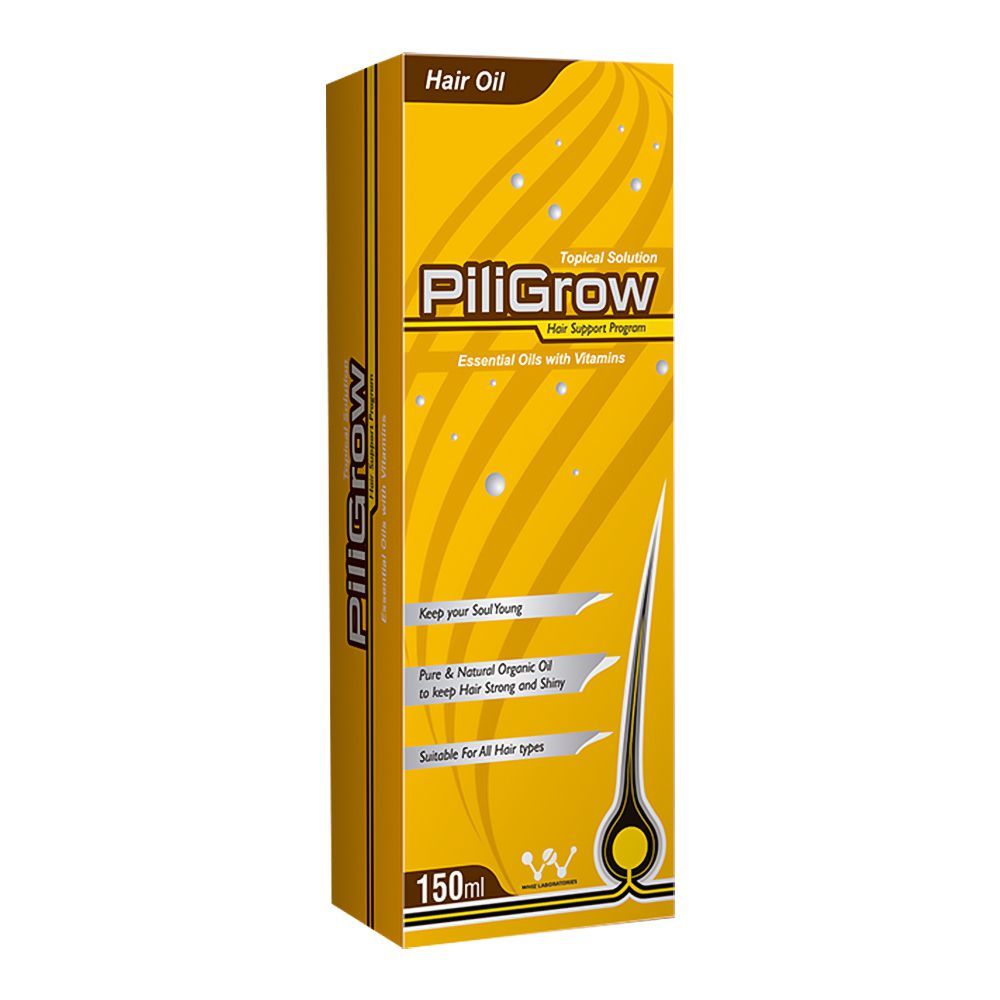 Whiz Laboratories Piligrow Topical Solution Hair Oil, 150ml - Front View