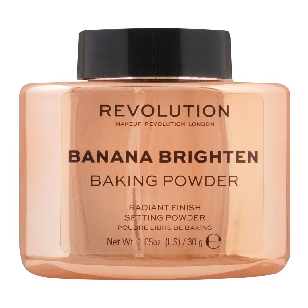 Makeup Revolution Banana Brighten Baking Powder - Front View