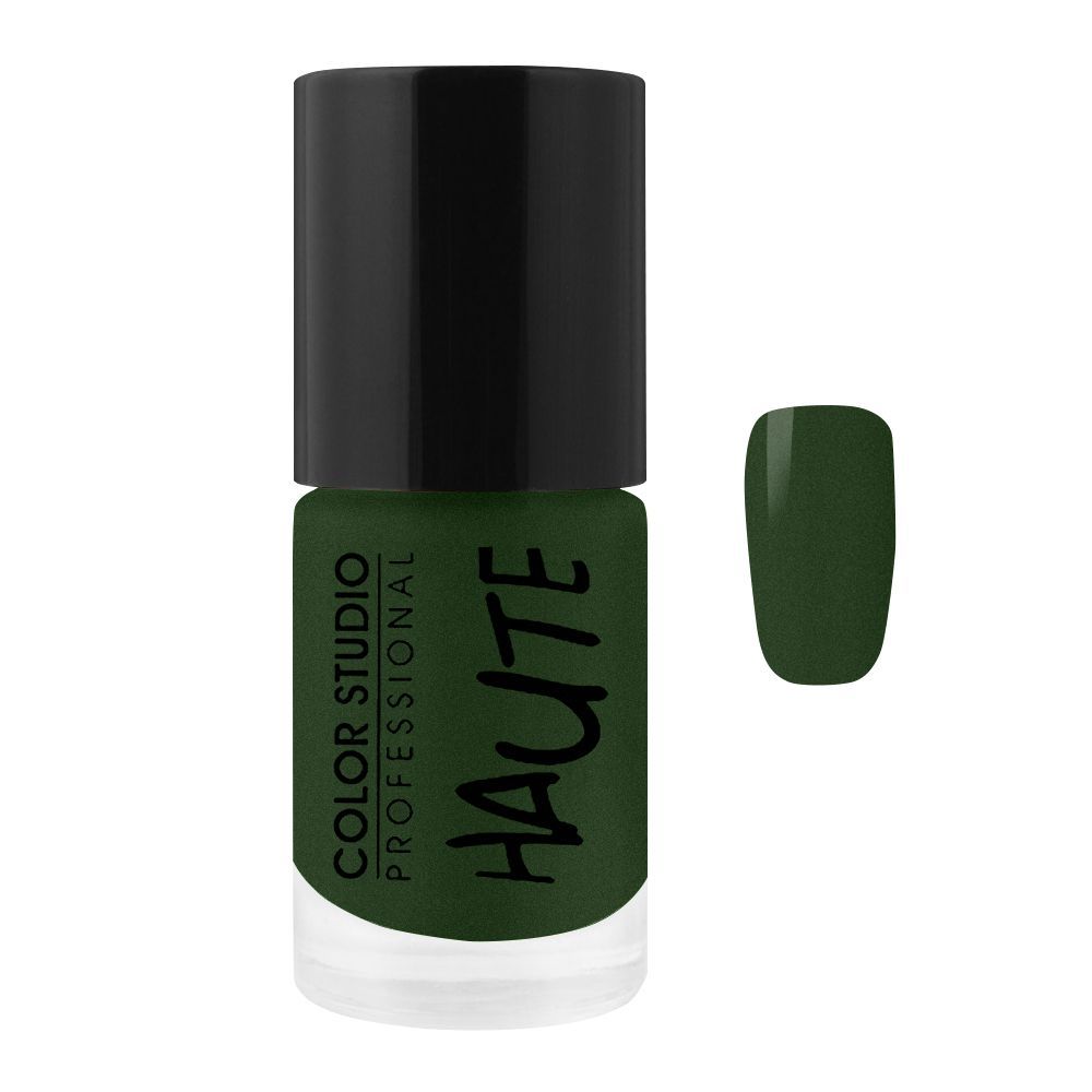 Color Studio Haute Color Nail Polish, 6ml, Jade - Front View