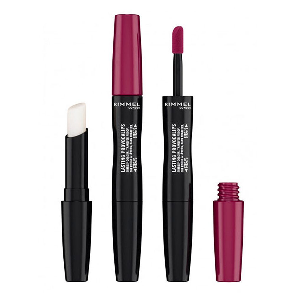 Rimmel Lasting Provocalips 18H Lip Colour, 440, Maroon Swoon - Front View