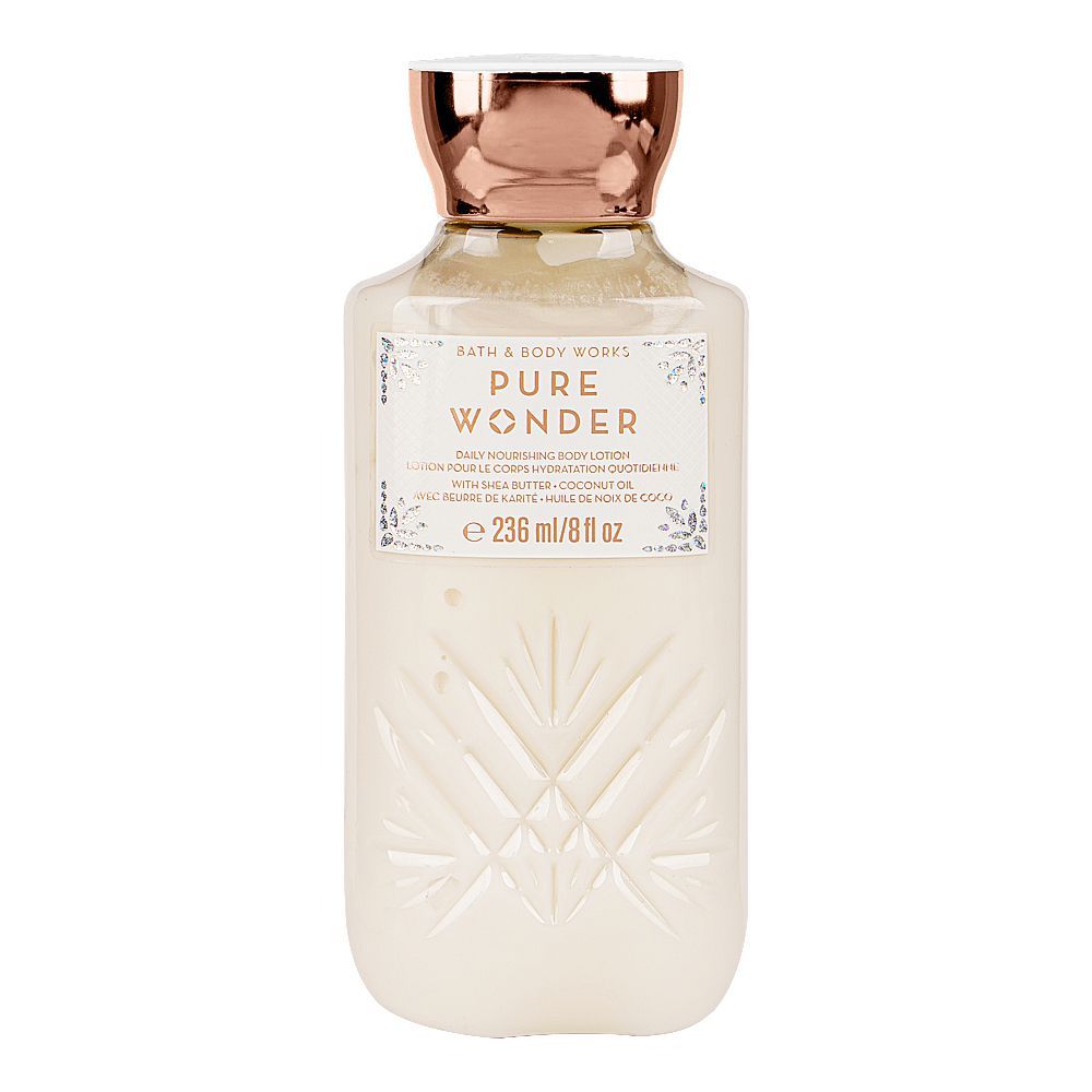 Bath & Body Works Pure Wonder Daily Nourishing Body Lotion, 236ml - Front View