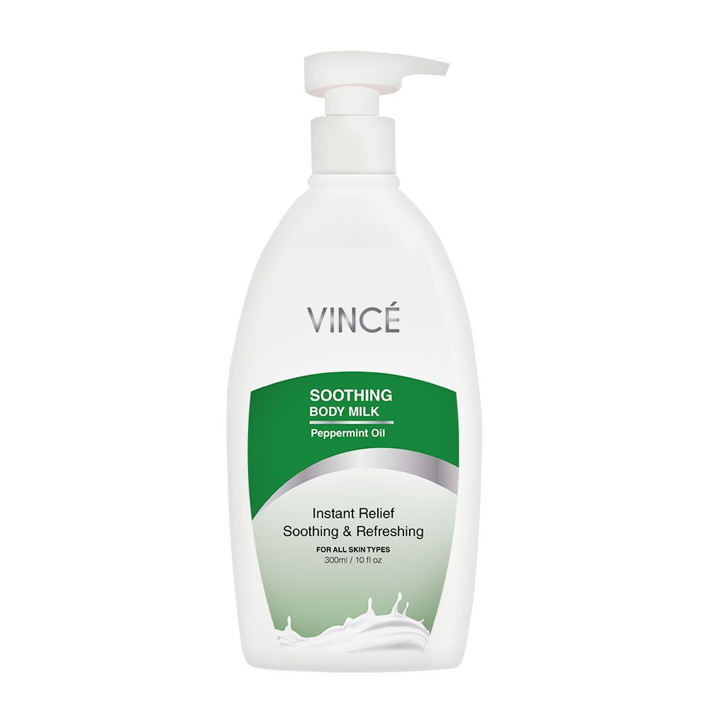Vince Soothing & Refreshing Body Milk Lotion, For All Skin Types, 300ml - Front View