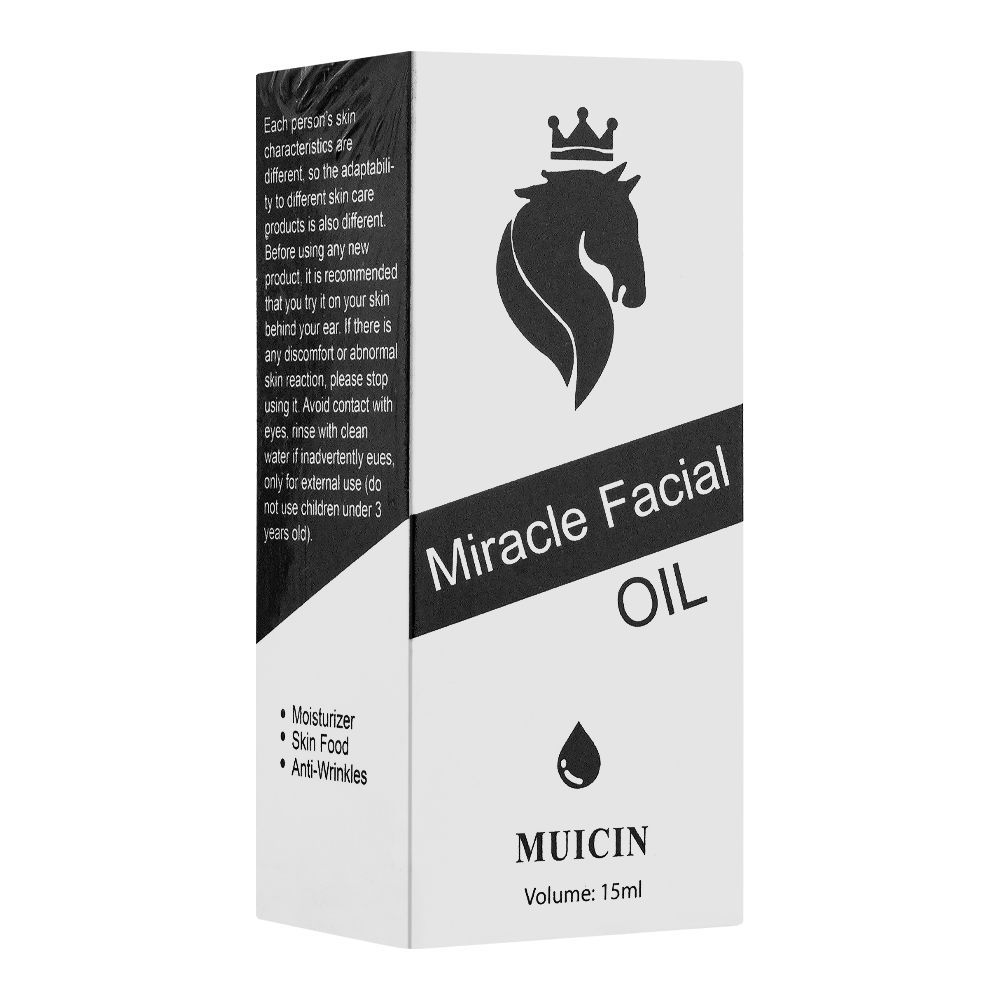 Muicin Miracle Facial Oil, 15ml - Front View