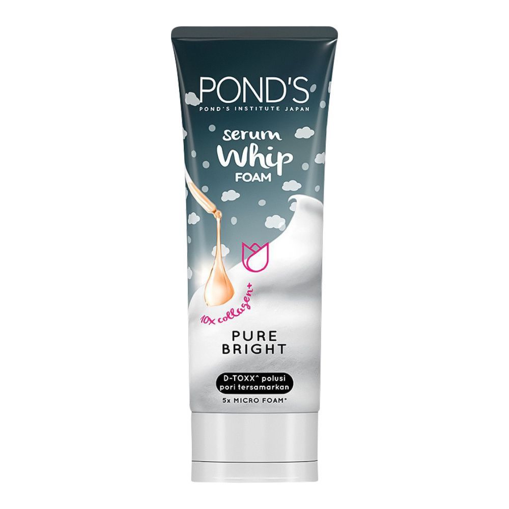 Pond's Pure Bright Serum Whip Foam, 100g - Front View