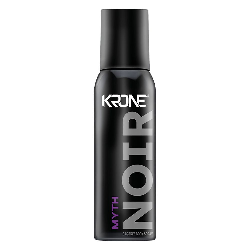 Krone Noir Myth Gas-Free Body Spray, For Men, 120ml - Front View