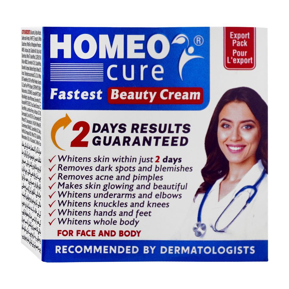 Homeo Cure Face And Body Fastest Beauty Cream - Front View