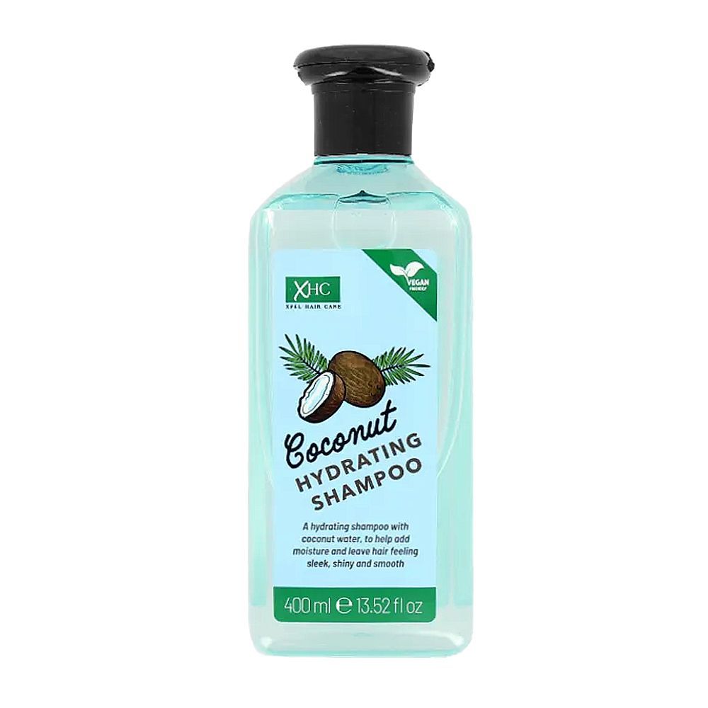 XHC Coconut Hydrating Vegan Shampoo, 400ml - Front View