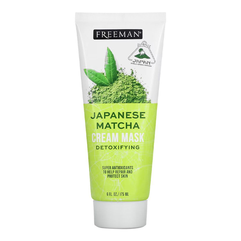 Freeman Japanese Matcha Detoxifying Cream Mask, 175ml - Front View