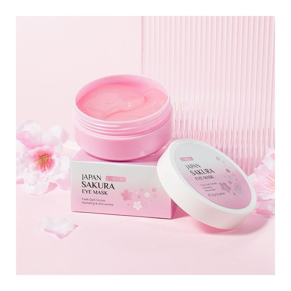 Laikou Fenyi Japan Sakura Eye Mask, 70g/50-Pack, LK86534C - Front View