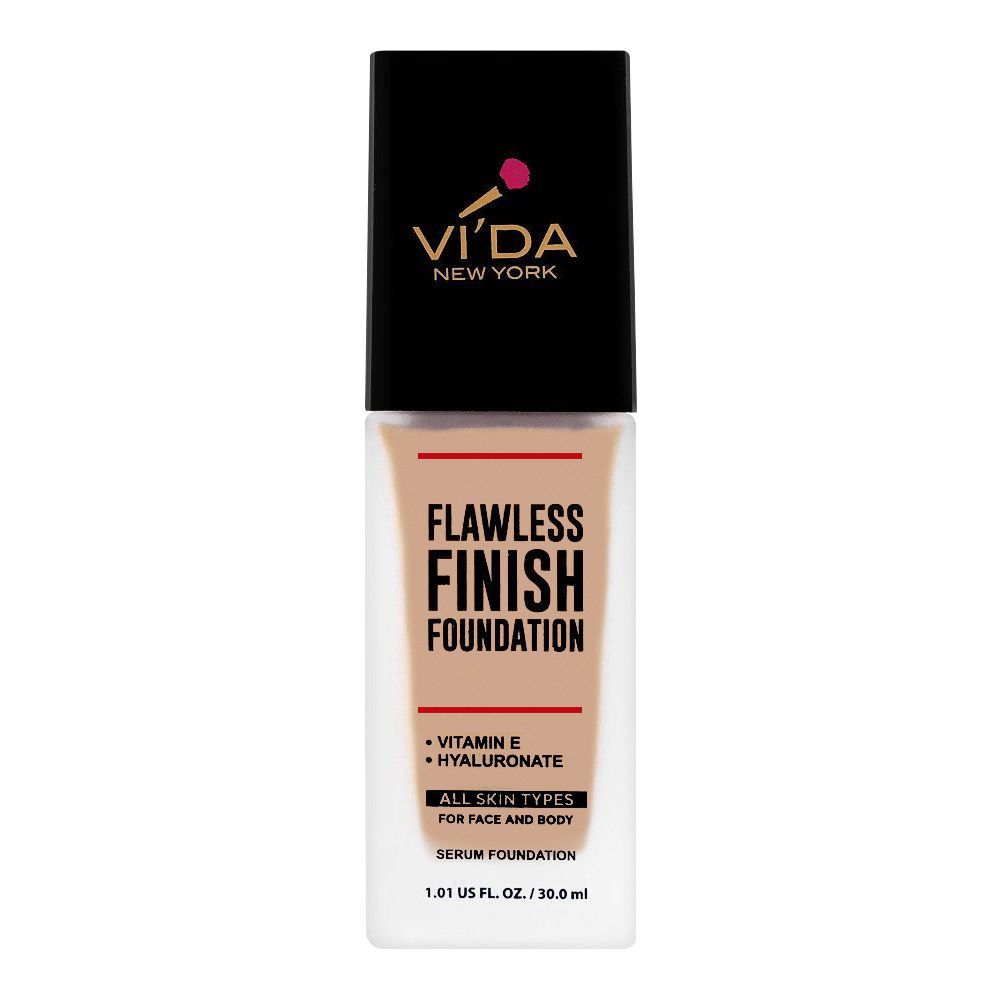 Vi'da New York Flawless Finish Foundation, 96 Porcelain - Front View