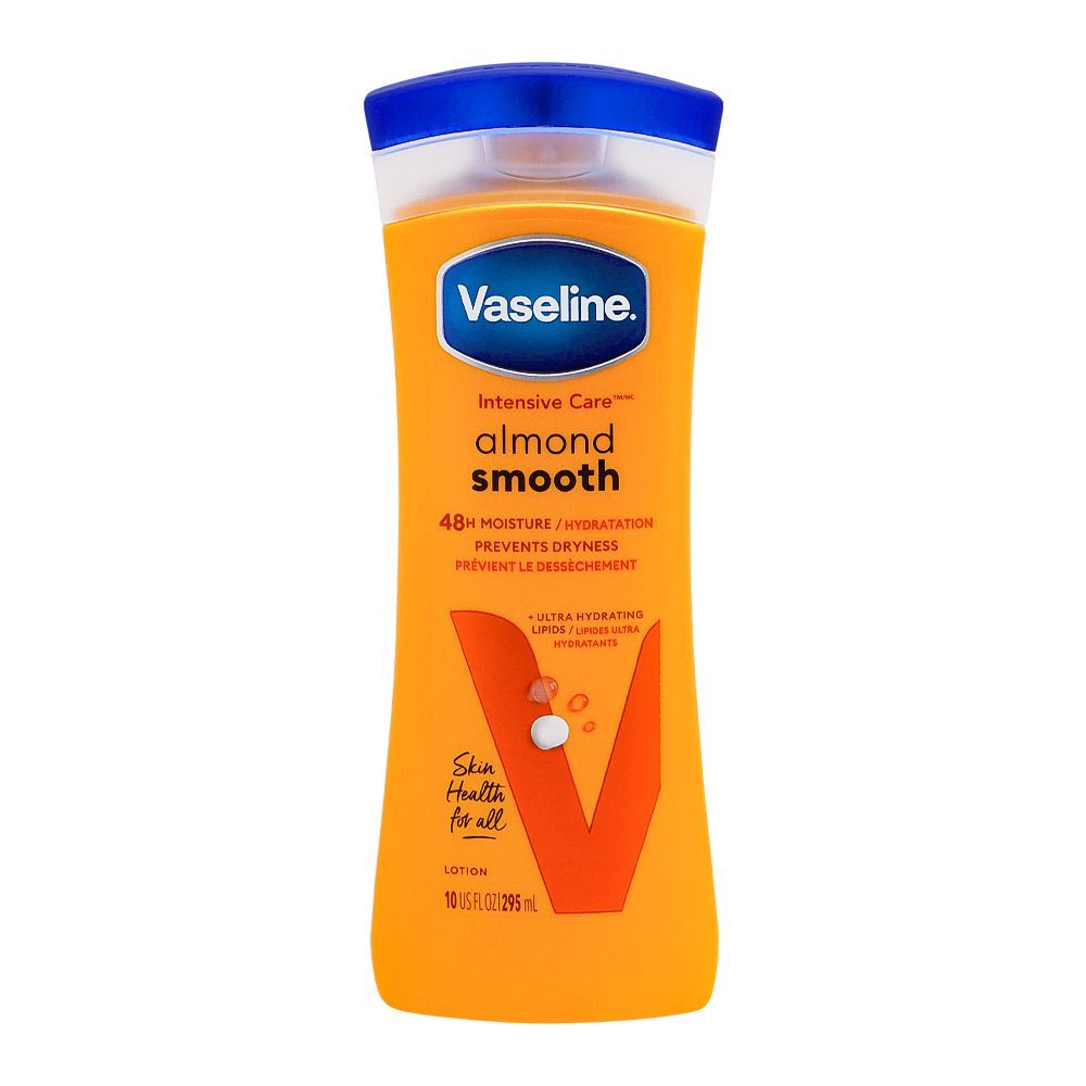 Vaseline Intensive Care Almond Smooth Body Lotion, 295ml - Front View