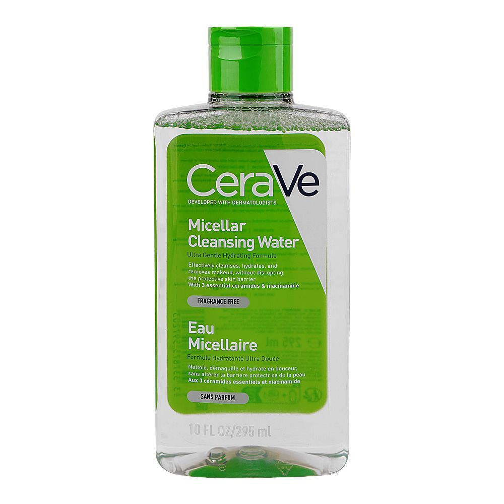 CeraVe Ultra Gentle Hydrating Micellar Cleansing Water, 295ml - Front View