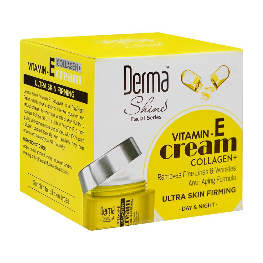 Derma Shine Day & Night Ultra Skin Firming Vitamin-E Cream, 50g - Front View