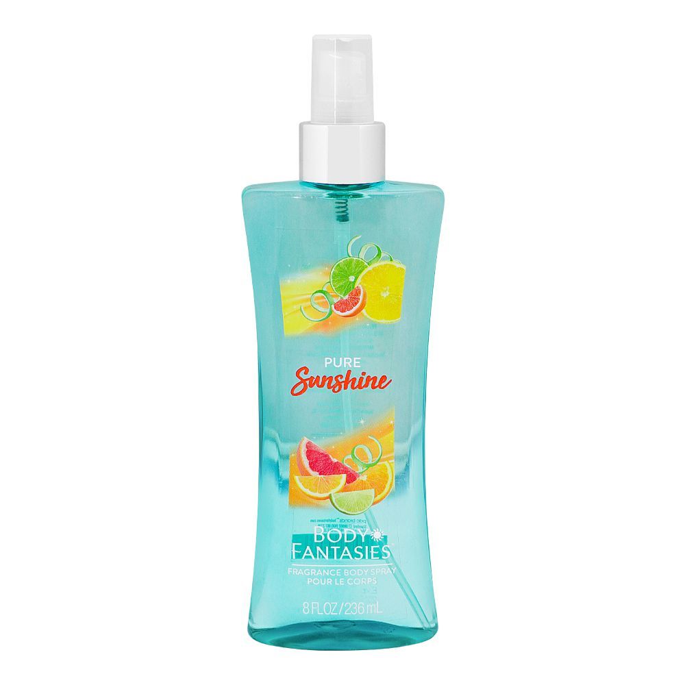 Body Fantasies Pure Sunshine Body Spray, For Women, 236ml - Front View