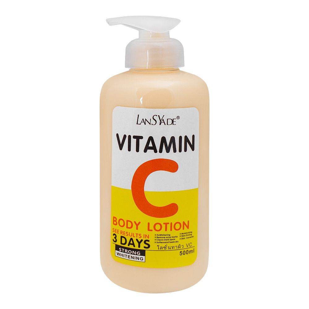 Lansyade Vitamin C Body Lotion, 500ml - Front View