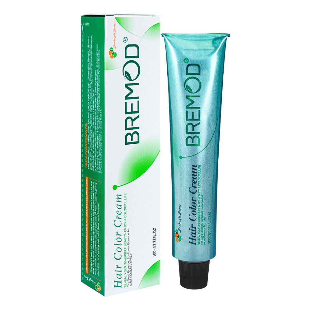 Bremod Hair Color Cream, 5/0 Light Brown, 100ml - Front View