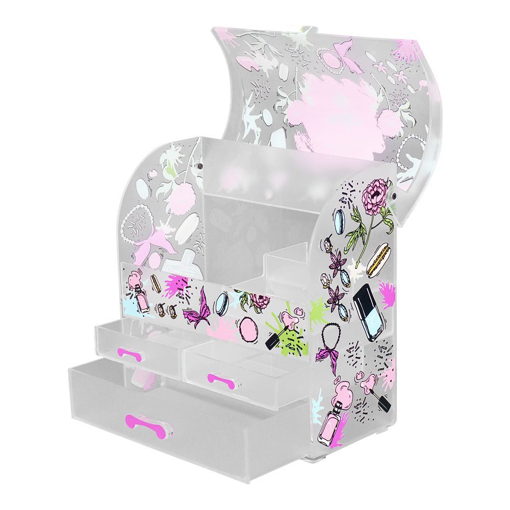 Kaligon Beauty Organizer, Frosted, 8006-F - Front View