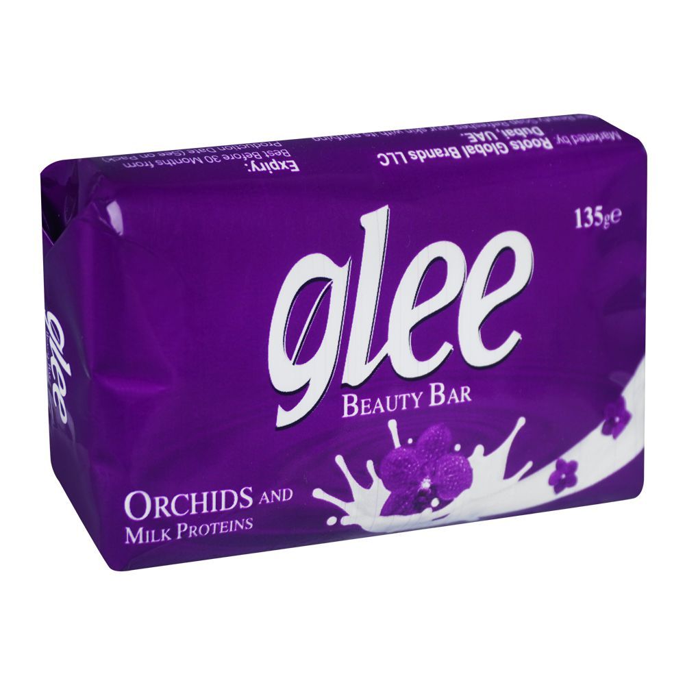 Glee Orchids And Milk Proteins Beauty Soap, 135g - Front View