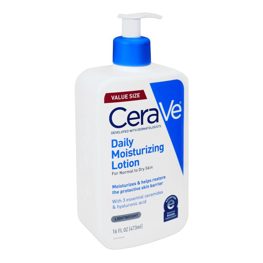 CeraVe Daily Moisturizing Lotion, For Normal To Dry Skin, 473ml - Front View