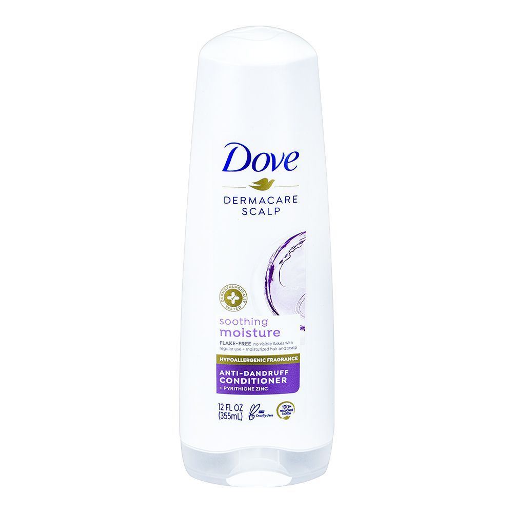 Dove Dermacare Scalp Soothing Moisture Anti-Dandruff Conditioner, 355ml - Front View