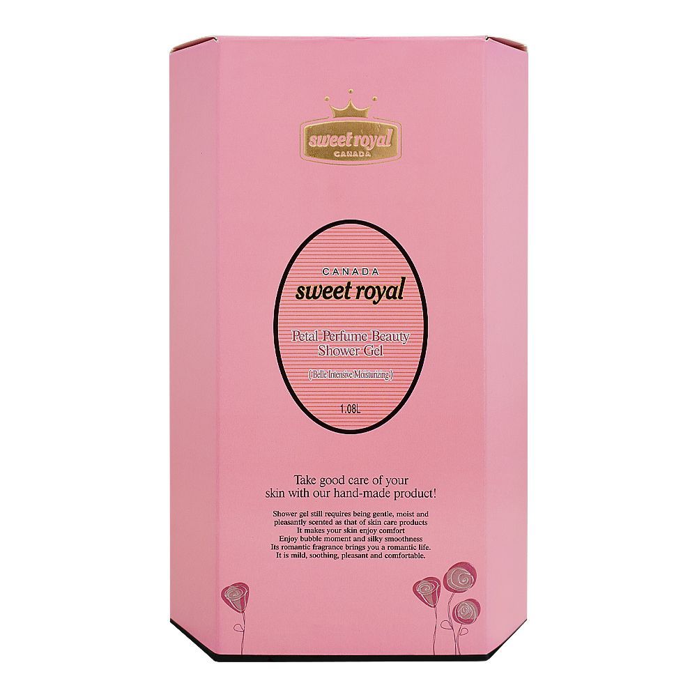 Sweet Royal Canada Belle Intensive Moisturizing Shower Gel, 1.08 Liter - Front View