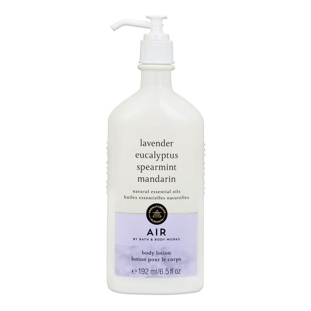 Bath & Body Works Air Lavender Eucalyptus Spearmint Mandarin Body Lotion, 192ml - Front View