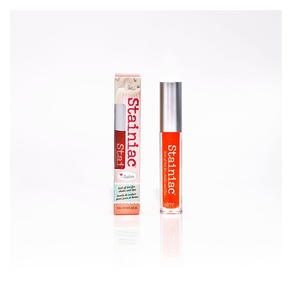 The Balm Cosmetics Stainiac Hint Of Tint For Cheeks And Lips Beauty, Homecoming Queen, 4ml - Front View