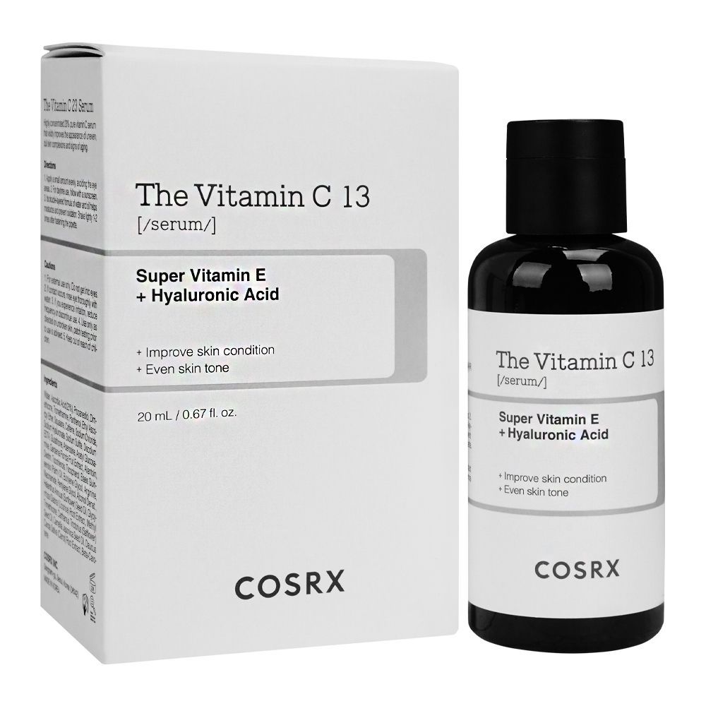 COSRX The Vitamin C 13 Super Vitamin E + Hyaluronic Acid Serum, 20ml - Front View