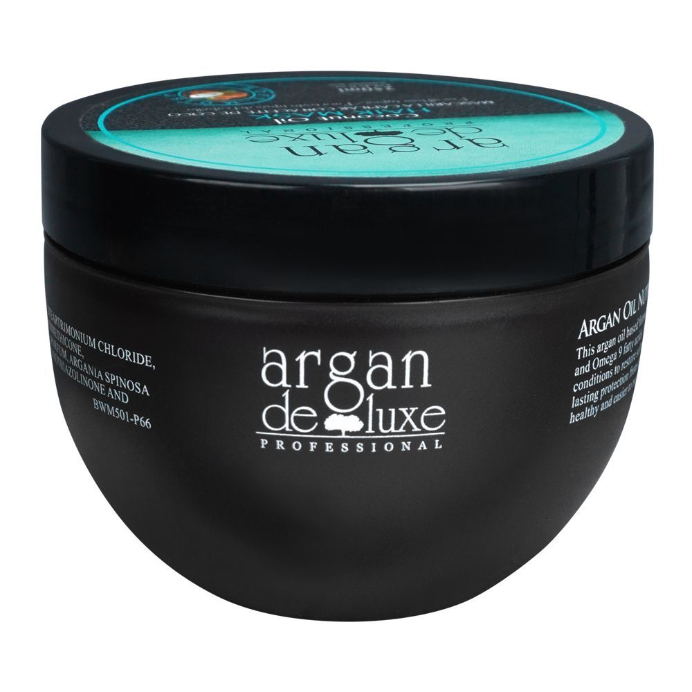 Argan De Luxe Coconut Oil Hair Mask, For All hair Types, 250ml - Front View