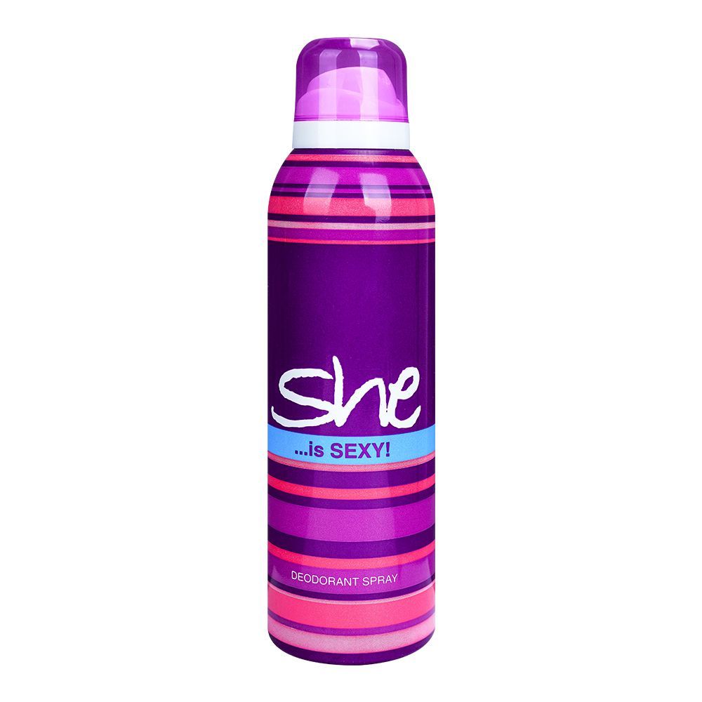 She Is Sexy Deodorant Spray, For Women, 200ml - Front View