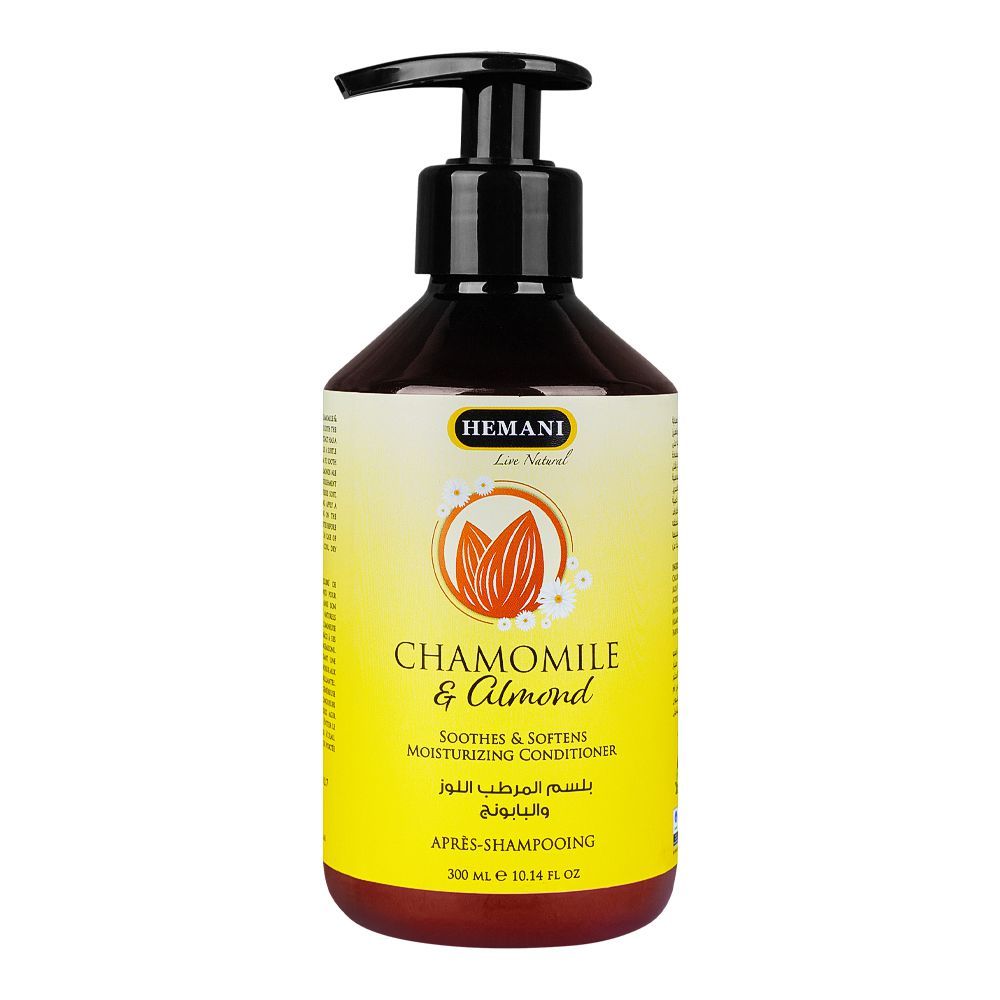 Hemani Chamomile & Almond Moisturizing Conditioner, 300ml - Front View