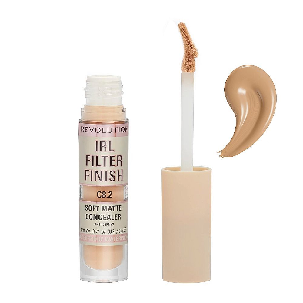 Makeup Revolution IRL Filter Finish Soft Matte Concealer, C8.2 - Front View