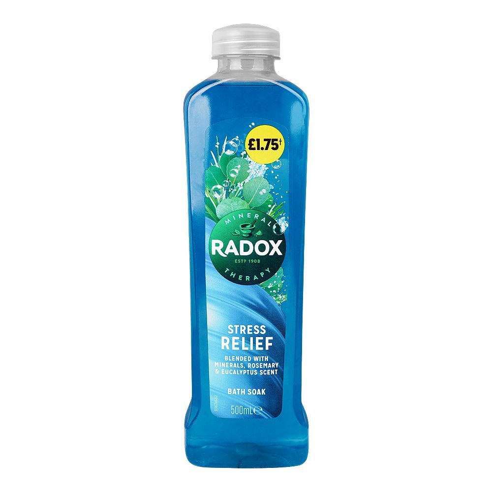 Radox Stress Relief Bath Soak, 500ml - Front View
