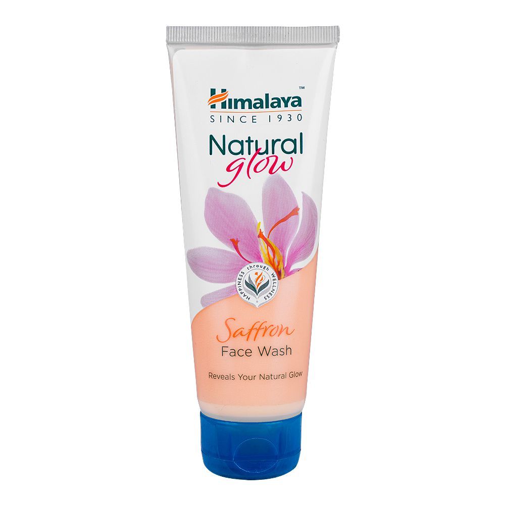 Himalaya Natural Glow Saffron Face Wash, 100ml - Front View