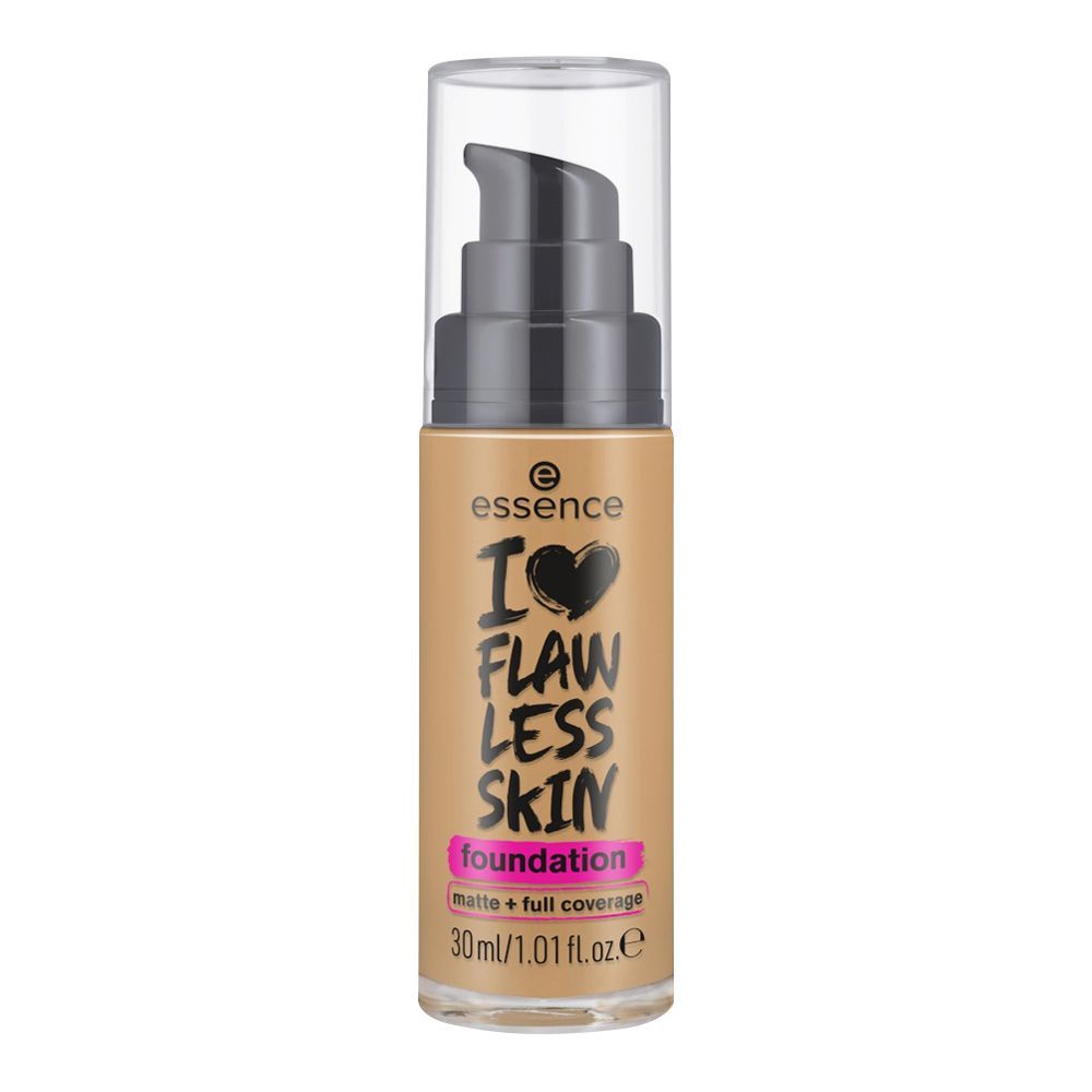 Essence I Love Flawless Skin Long Wear SPF-20 Foundation, 90 Dark Send - Front View