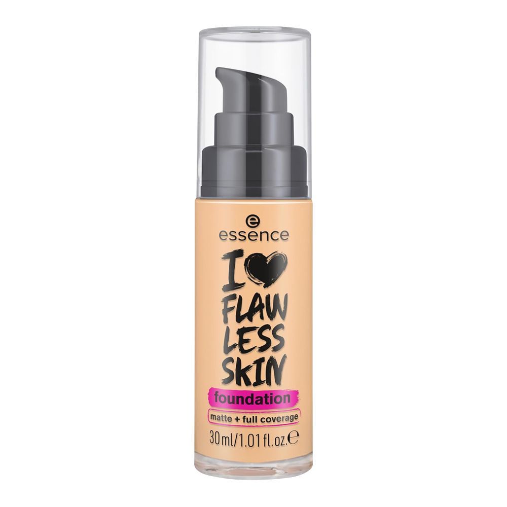 Essence I Love Flawless Skin Long Wear SPF-20 Foundation, 50 Medium Ivory - Front View
