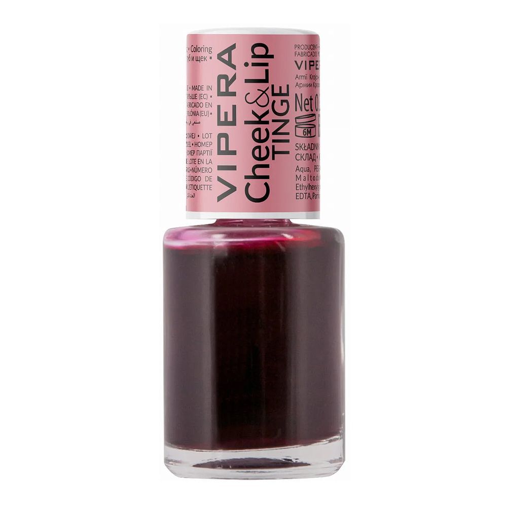 Vipera Cheek & Lip Tinge, 10ml - Front View